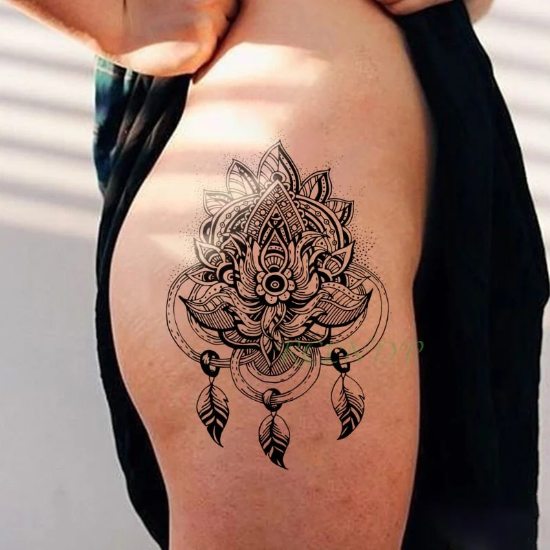 Waterproof Temporary Tattoo Sticker Moon Sun fake tatto flash tatoo tatouage temporaire Stickers sexy arm back for girl women