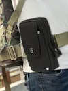 2Pcs Fanny Pack with Multi Pockets Waist Pack Oxford Belt Pack for Men and Women
