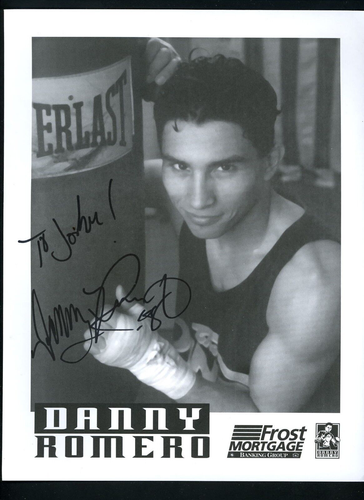 Boxer Danny Romero Signed Autographed 8 x 11 Photo Poster painting Flyweight Boxing Champion