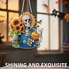 DIY Skull Acrylic Diamond Painting Hanging Ornaments
