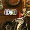 TIKI bar - Enseigne M&eacute;tallique de permis de voiture(30*15cm)