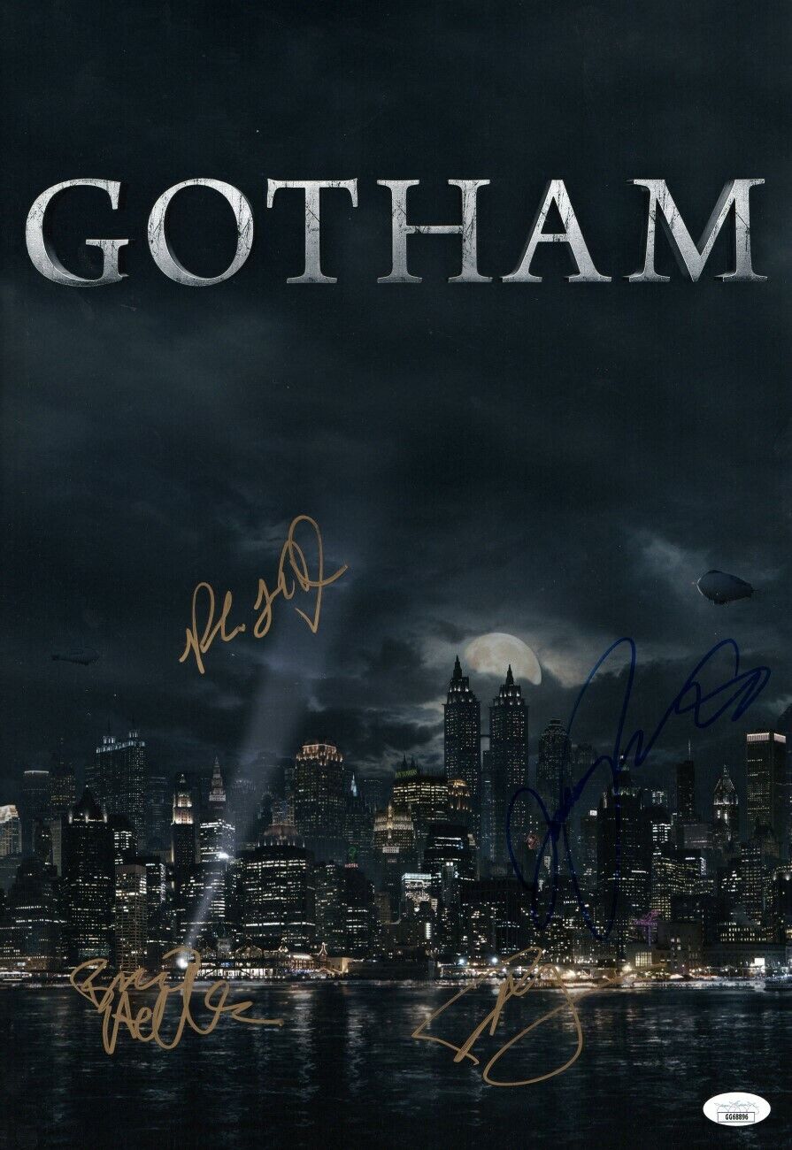 Gotham Multi Signed Autographed 12X18 Photo Poster painting Pinkett Smith Taylor JSA GG68896