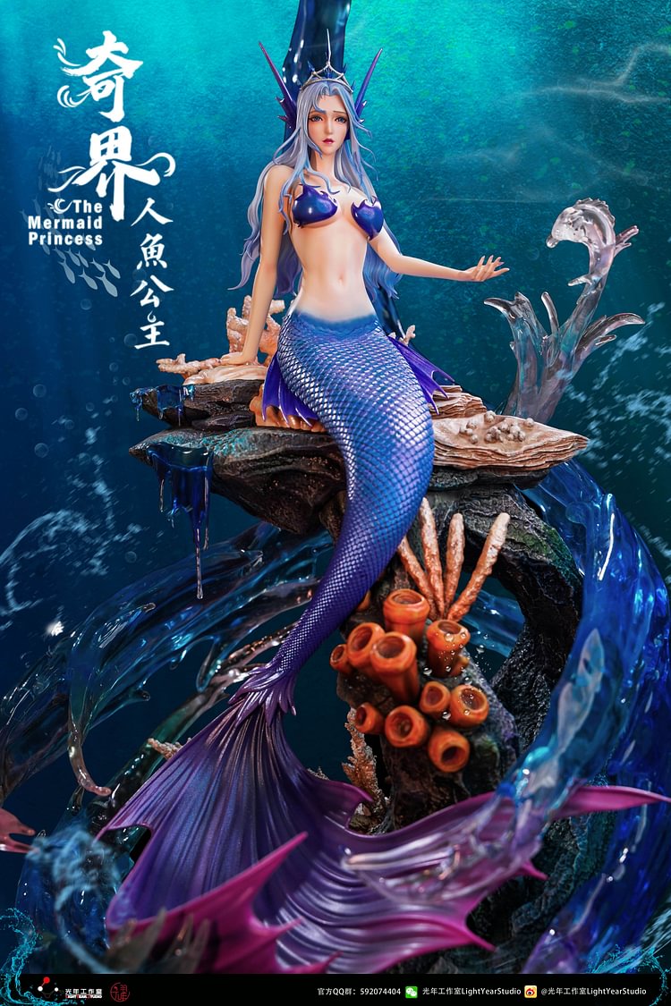 【Pre-order】The Mermaid Princess - Original Design Resin Statue - Light Year Studios