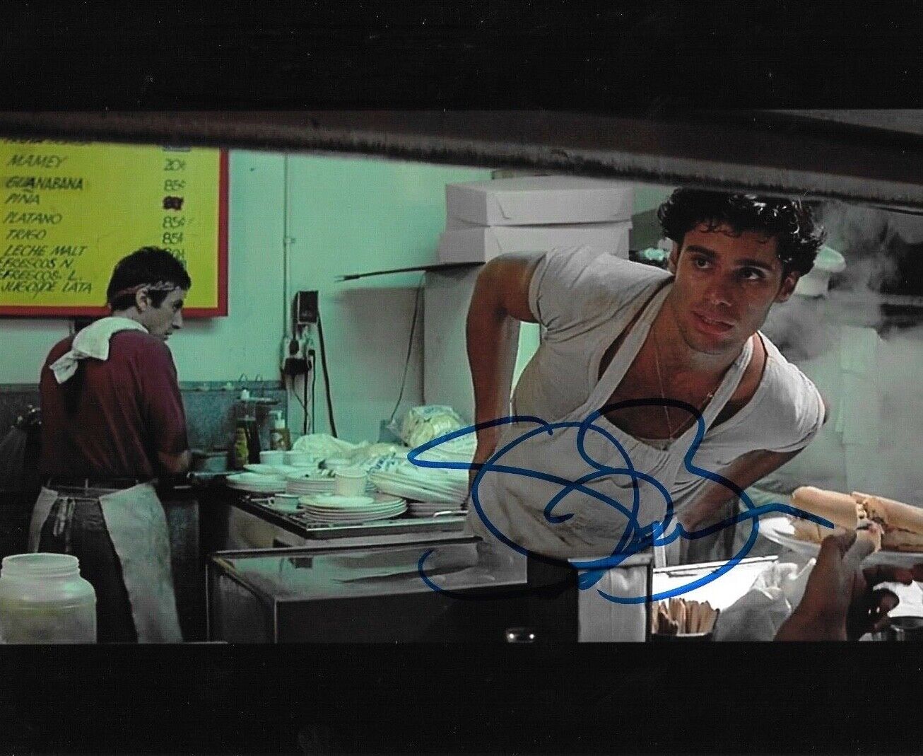 * STEVEN BAUER * signed 8x10 Photo Poster painting * SCARFACE MANNY * PROOF * COA * 3