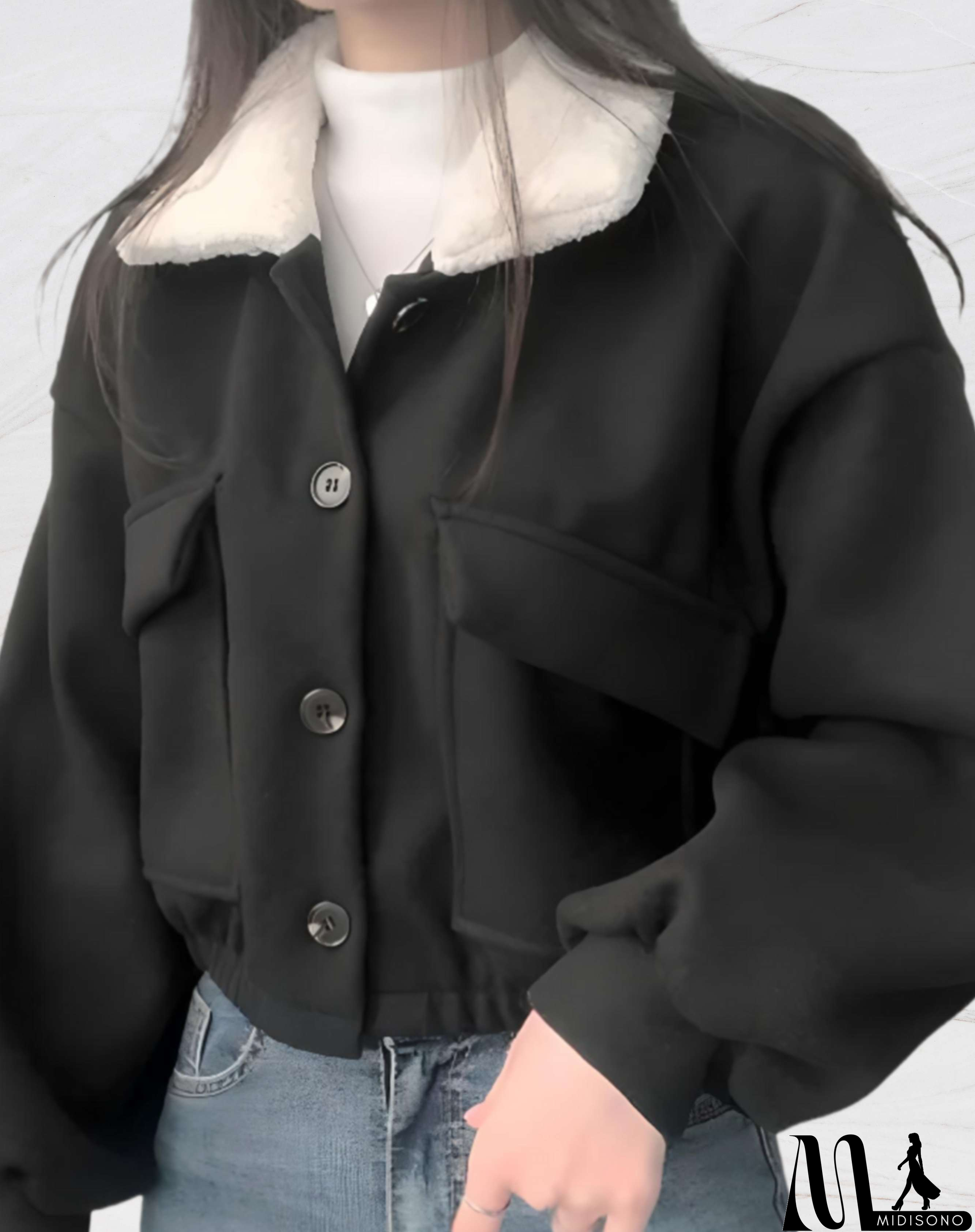 MidiSono - Fashionable and Minimalist winter Coat