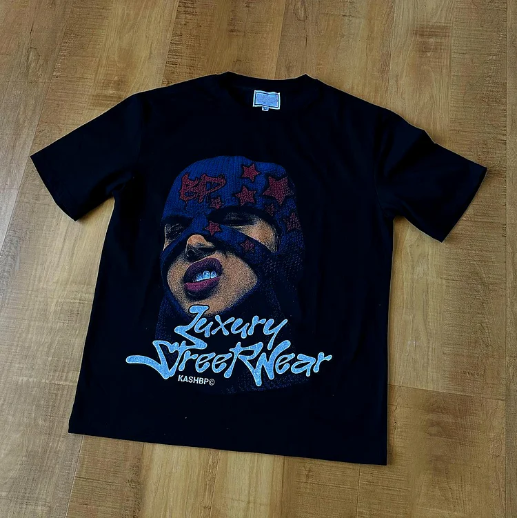  Hip Hop Rock Avatar Print Casual Short Sleeve T-Shirt