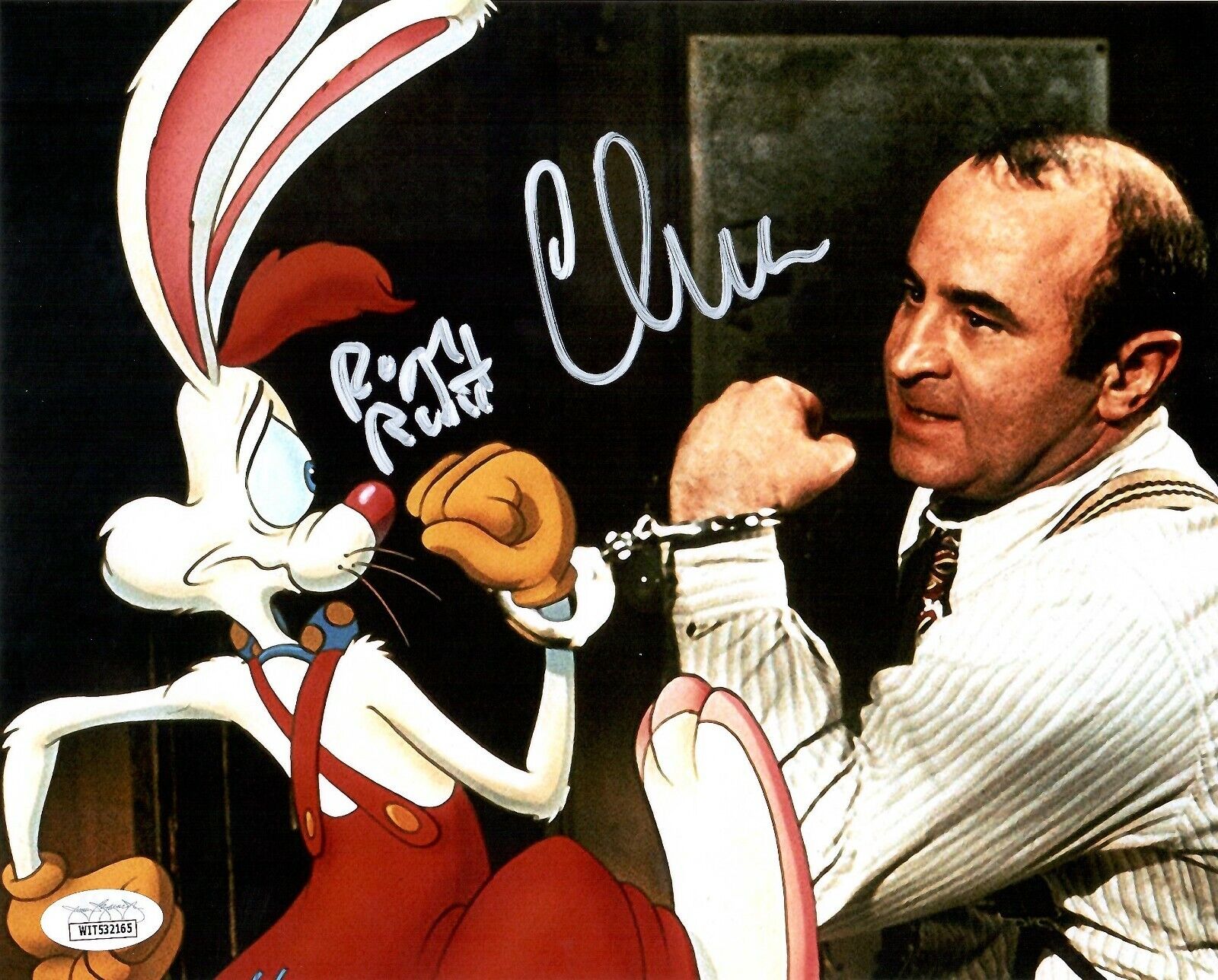 Charles Fleischer autograph signed inscribed 8x10 Who Framed Roger Rabbit JSA