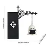Ghost Bookshelf Lantern Hidden Metal Clip Warm Amber Light USB Rechargeable