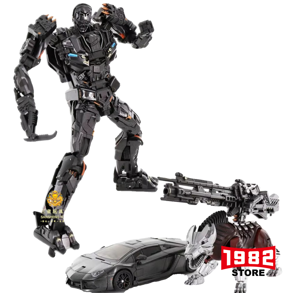 Unique Toys UT R01 Y 05 Lockdown Transformers Action Figure Diecast Parts Articulated Joints MP Scale Collectible Robot Toy