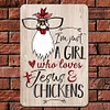 Chicken - Metal Tin Signs(12*16Inch) - Animal