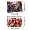 2pcs DIY Diamond Art Diamond Dot Card Pack 5D Diamond Painting Coin Pouch (Bird)