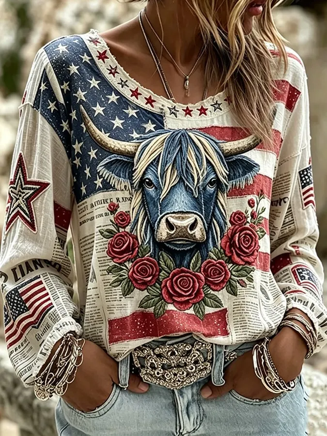 Women's  American 250th Print T-Shirt 