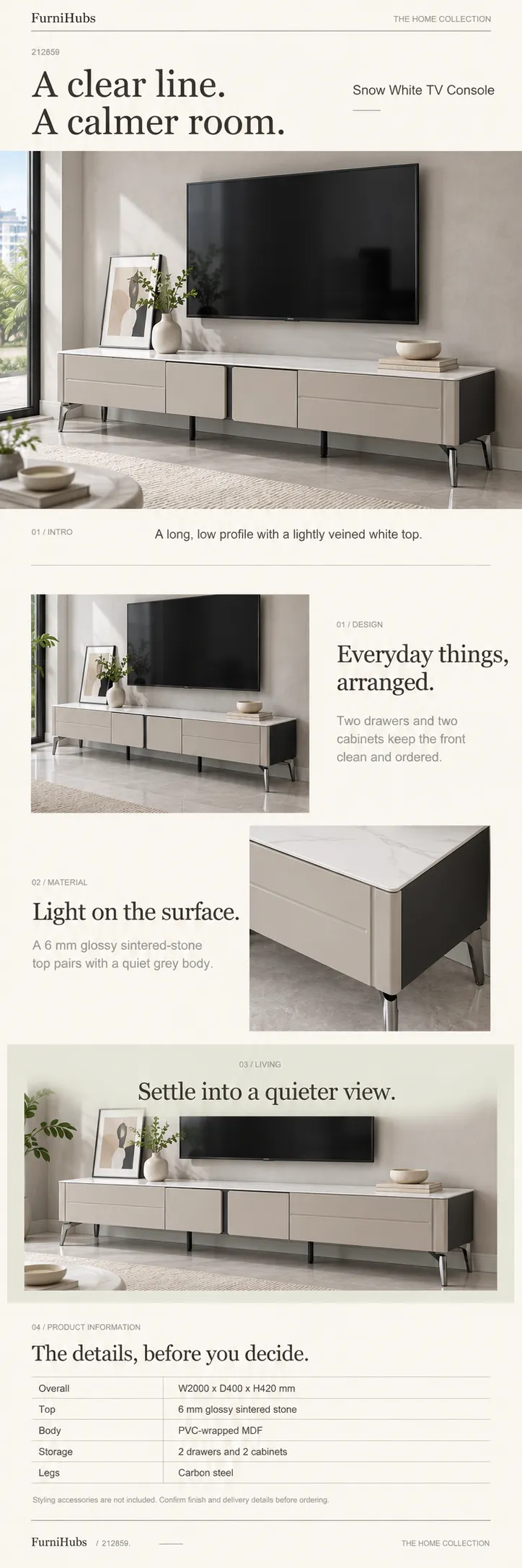 TV Console 212859