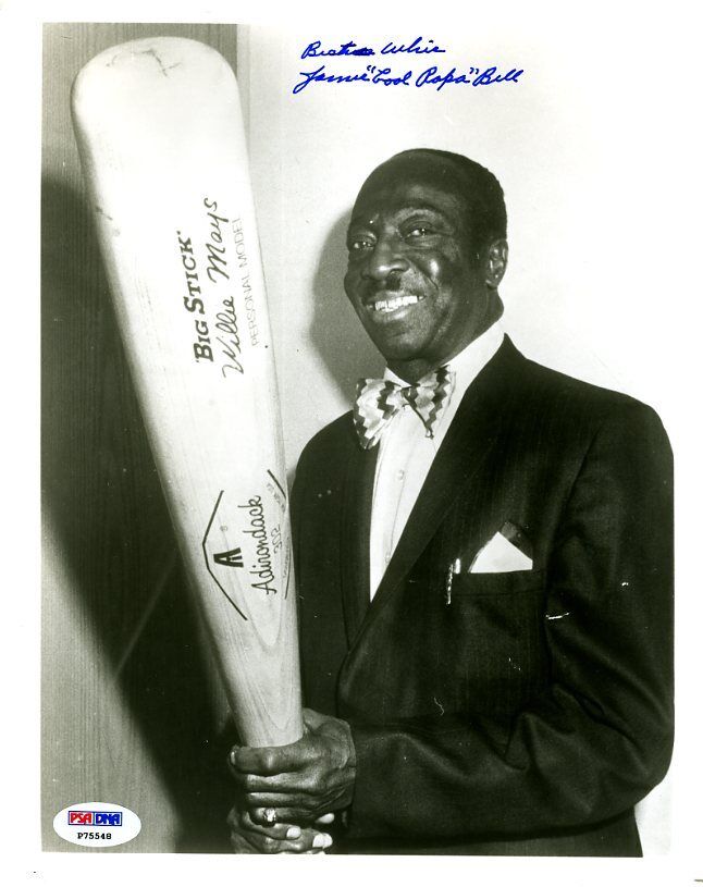 Cool Papa Bell Mint Psa/dna Authenticated Signed 8x10 Photo Poster painting Autograph