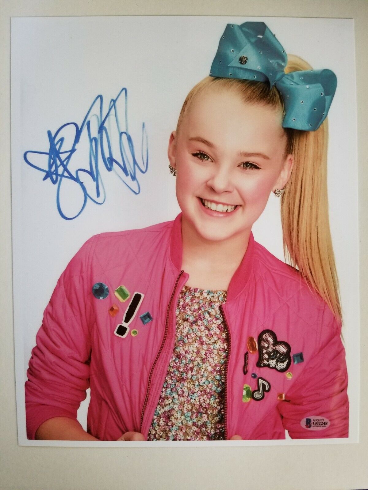 Jojo Siwa Signed 8x10 Photo Poster painting RP -  Shipping!!