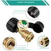 Propane Tank Connector Stable Propane Gauges RV Efficient Tank Propane Regulator