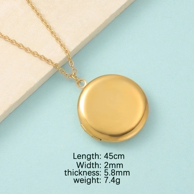 Stainless Steel 18K Gold Plated Minimalist Polishing Heart Shape None