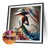 Diamond Painting -DIY Round Drill Elegant Girl(40x40cm)