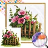 Diamond Painting -DIY Round Partial AB Drill Flower(45x45cm)