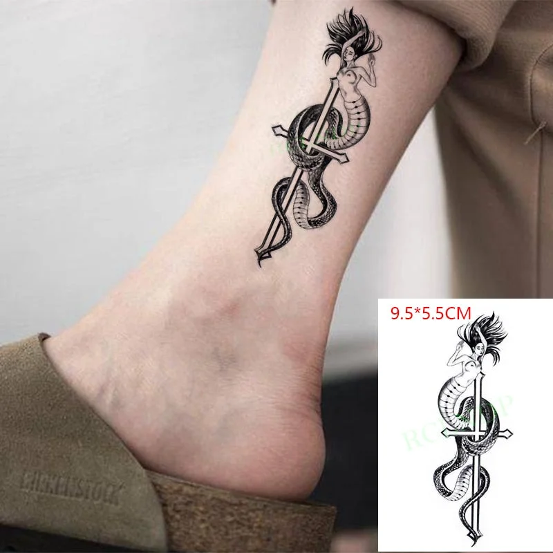 Waterproof Temporary Tattoo Sticker Lion King Crown Cross Heart Pattern Fake Tatto Flash Tatoo Small Body Art for Kids Women Men