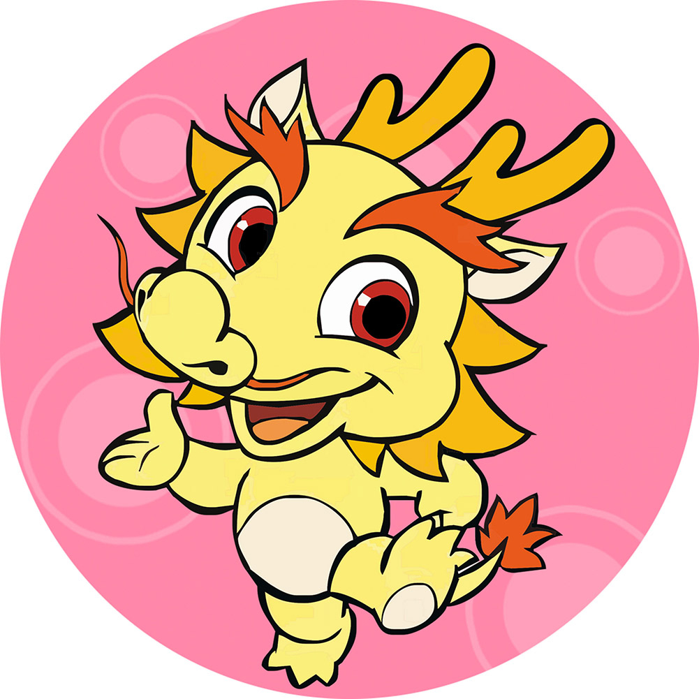 

Dragon - 11CT Stamped Cross Stitch - 30*30CM, 501 Original