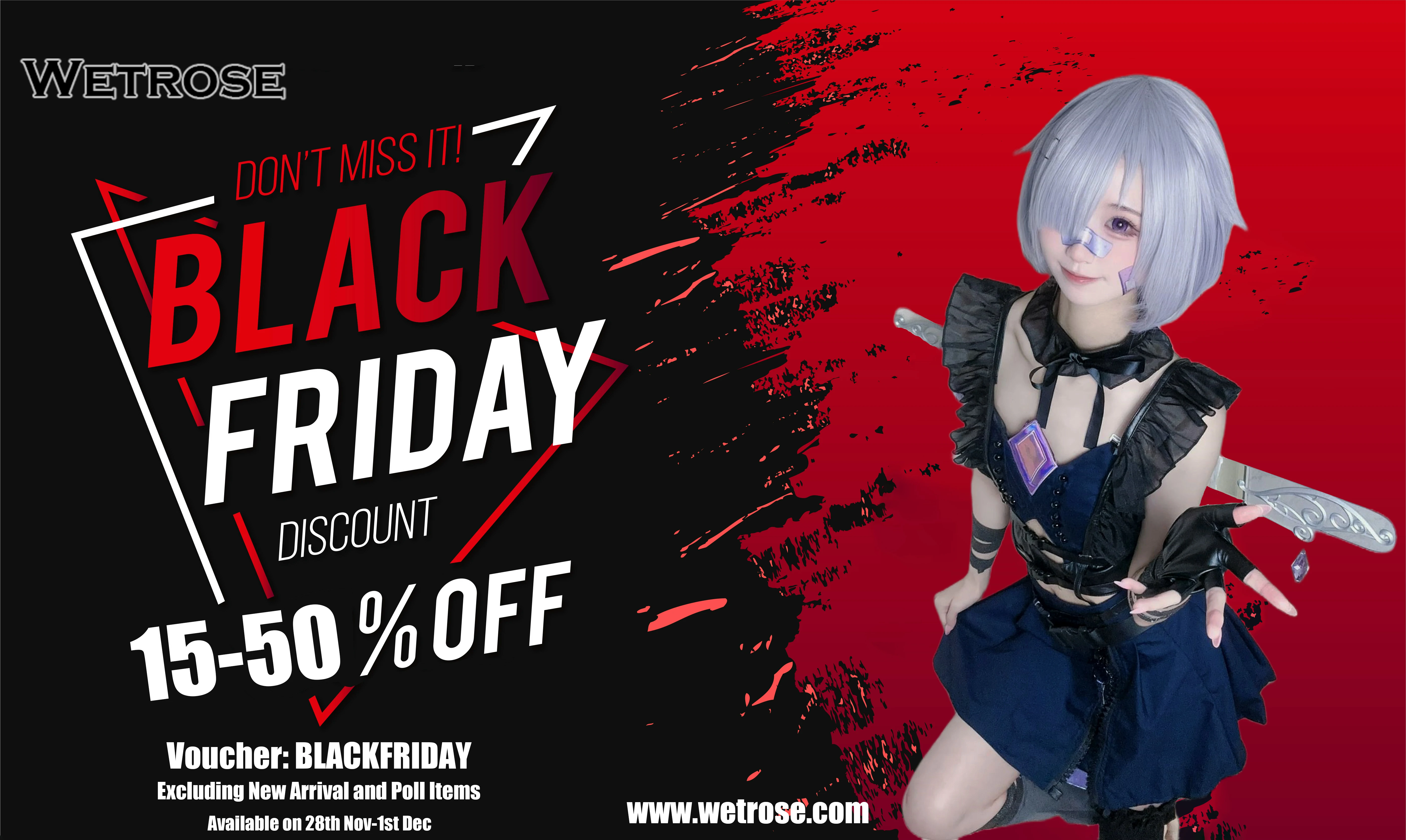 Wetrose Cosplay Black Friday Sale