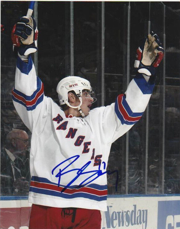 BRANDON DUBINSKY SIGNED NEW YORK NY RANGERS 8x10 Photo Poster painting! Autograph