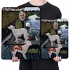 Painting of Old Man with Dogs - Metal Tin Signs(8*12Inch/12*16Inch) - Animal