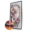 Flower Cat-Partial Special Shaped Diamond Painting 40*70CM (Big Size)