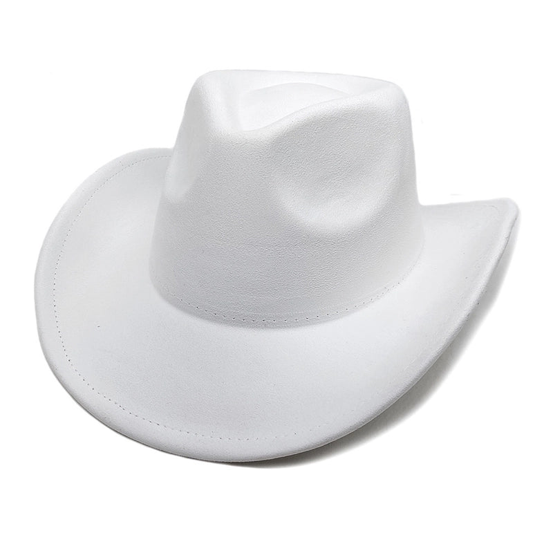 Women’s Classic Style Solid Color Flat Eaves Fedora Hat