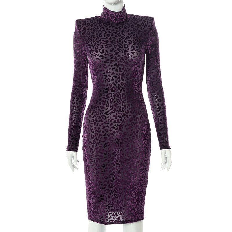 Hawthaw Women Autumn Winter Long Sleeve Party Club Bodycon Purple Midi Dress Streetwear 2021 Fall Wholesale Lots Bulk Clothes
