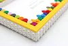 DIY Building Block Photo Frame Kit,Creative Handmade Assembled Photo Frame Handmade Craft Gift Home Tabletop Display Decor