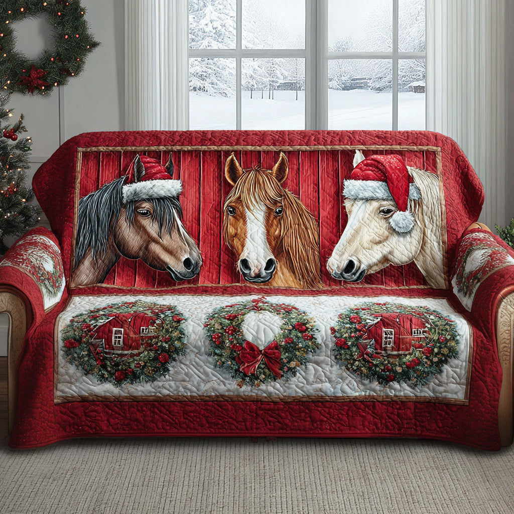 Winter Barn Quilted Sofa Cover NCU0TD1998 everthome