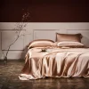 【BUY 2 FREE SHIPPING】25 Momme Luxury Pure Mulberry Silk Bedding Set of 4（1x Quilt Cover + 1x Bedsheet + 2x Pillowcases）