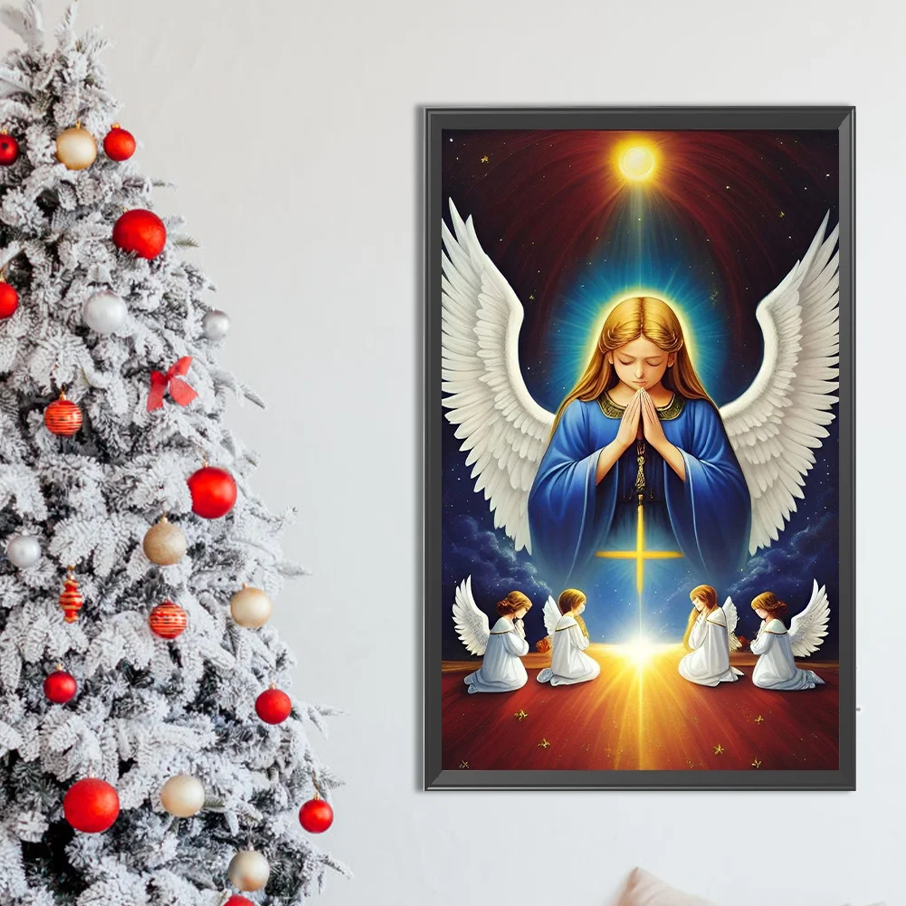 Full Round Diamond Painting 30*50cm - Angel Prayer