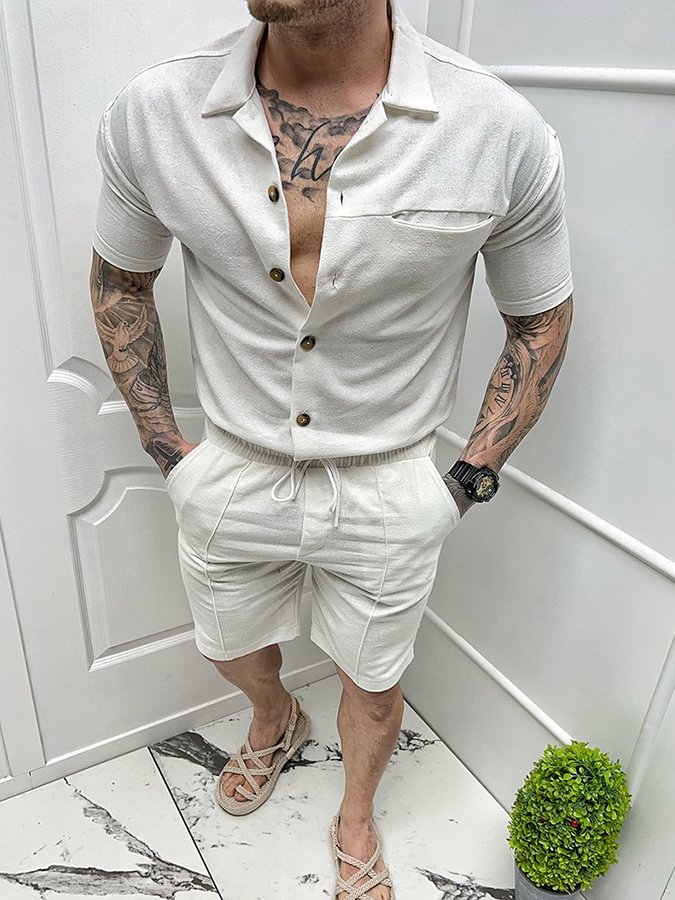 Casual Minimalist Set For Men