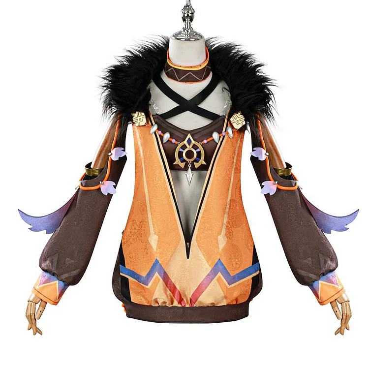 Genshin Impact Iansan Yellow Outfits Cosplay Costume Halloween Carnival Suit