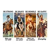Cowgirl - Vintage Metal Signs - 30*40cm