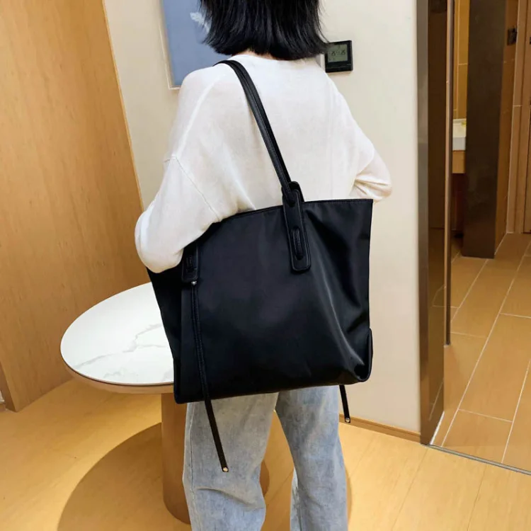 Women's Fashion Portable Shoulder Oxford Large Tote Bags