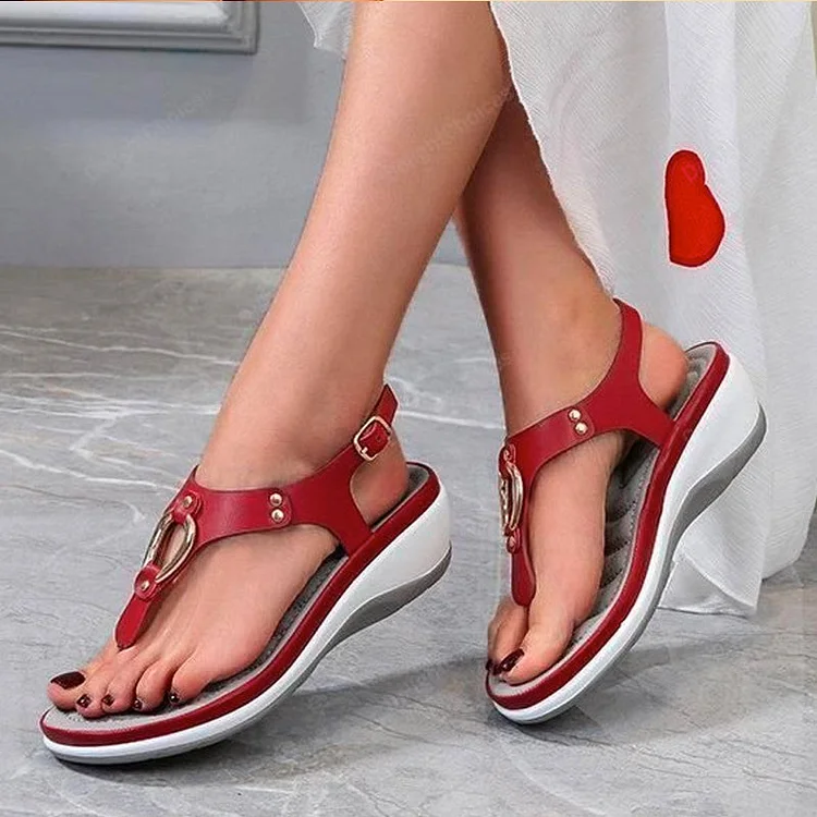 Summer Beach Solid Color Flip Flops For Women Clip Toe Ladies Shoes Radinnoo.com