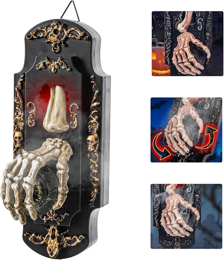 NEW🎃Halloween Spooky Skeleton Hand Spray Doorbell