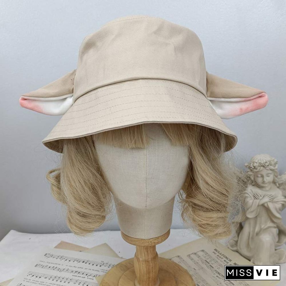Casual Sheep Ears Fisherman Hat