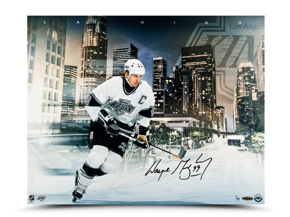 Wayne Gretzky Signed Autographed 16X20 Photo Poster painting LA King