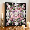 Framed Diamond Painting - Special Shaped - Flowers (25x25cm)