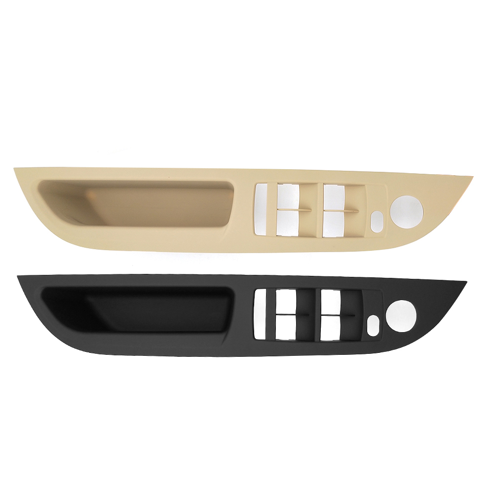 

Window Switch Panel Bezel Front Left Driver Side for BMW 5 Series E60 08-10, Black, 501 Original