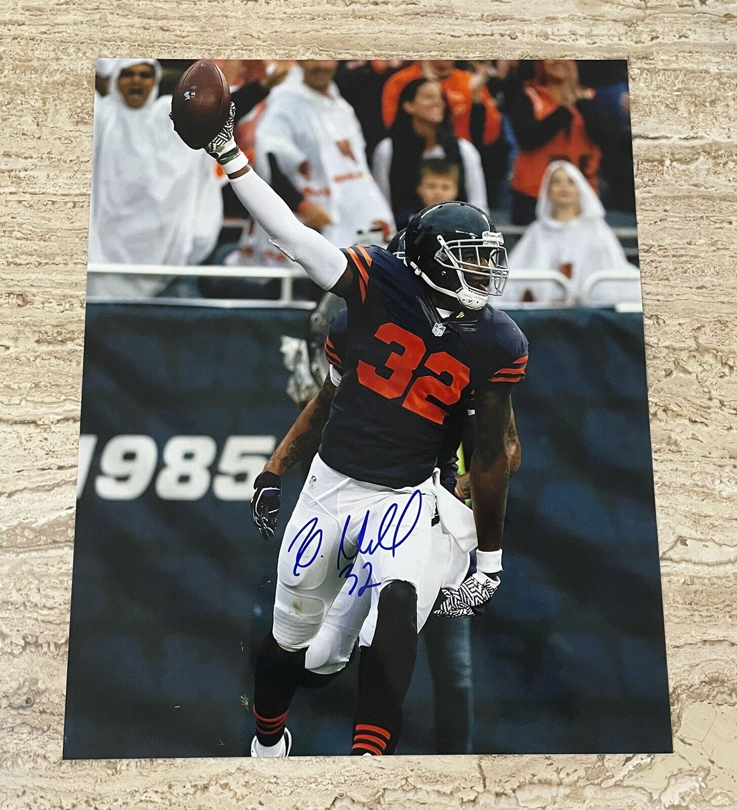 Deiondre' Hall Chicago Bears Autographed Signed 8X10 Photo Poster painting W/COA