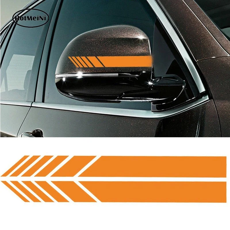 Car Rearview Side Mirror Stripes Decal