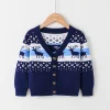 Kid Baby Boy Girl Deer Knitted Cardigans Sweaters
