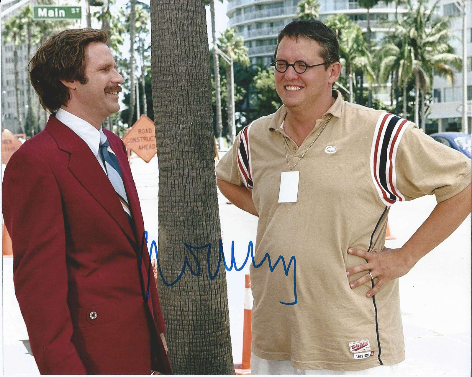 DIRECTOR ADAM MCKAY SIGNED AUTHENTIC ANCHORMAN STEP BROTHERS 8X10 Photo Poster painting B COA