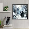 Diamond Painting-DIY Full Round Drill Snowy Bear